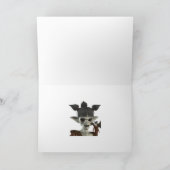 De duisternis komt Mooie Misser Piggy Birthday Kaart (Binnen)