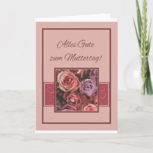 De duitse Happy Moederdag! Kaart