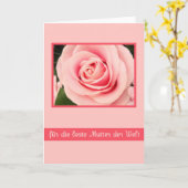 De duitse Happy Moederdag! Kaart (Gele Bloem)