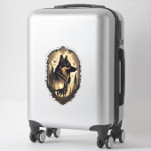 De Duitse Herder 005 Sticker (Koffer)
