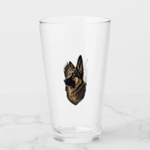 De Duitse herder Glas