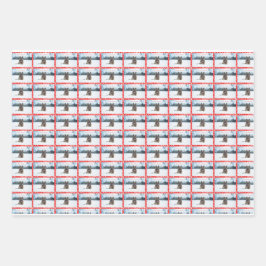 De Duitse herder is 19 x 29-inch papierpakbladen. Inpakpapier Vel