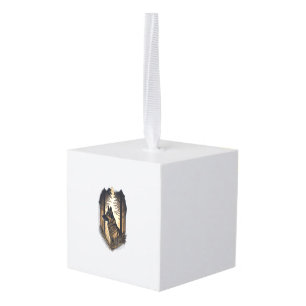 De Duitse Herdershond 006 Kubus Ornament
