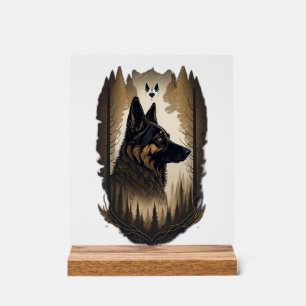 De Duitse Herdershond 008 Acryl Bord