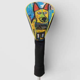De Duitse herdershond Graffiti 01 - Leonardo Abb Golfheadcover