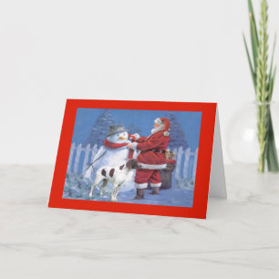 De Duitse Kortharige Kerstkaart Snow1 van de Feestdagen Kaart