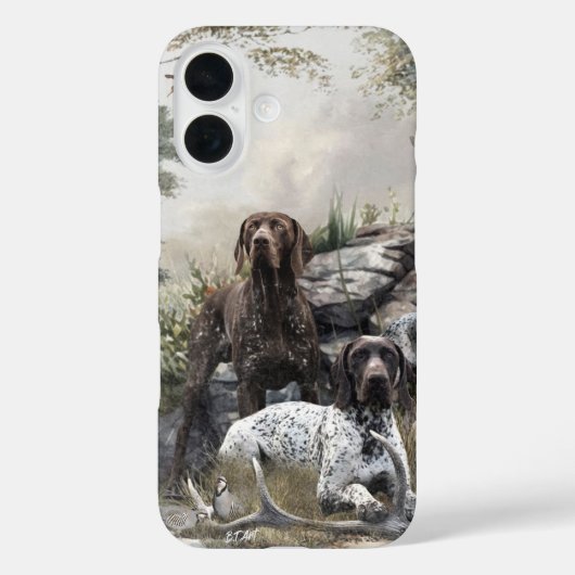 De Duitse kortharige pointer of Deutsch Kurzhaar Case-Mate iPhone Case (Achterkant)