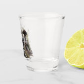 De Duitse kortharige pointer of Deutsch Kurzhaar Shot Glas (Rechts)