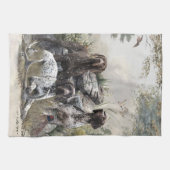 De Duitse kortharige pointer of Deutsch Kurzhaar Theedoek (Horizontaal)