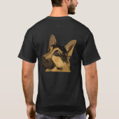 De Duitse Shepherd-regel! T-shirt (Achterkant)