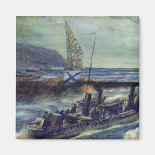 De Duitse U 56-boot is gezonken door Grozovoi Magneet