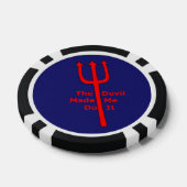 De duivel deed het. pokerchips (Enkel)