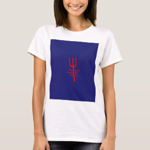 De duivel deed het. t-shirt