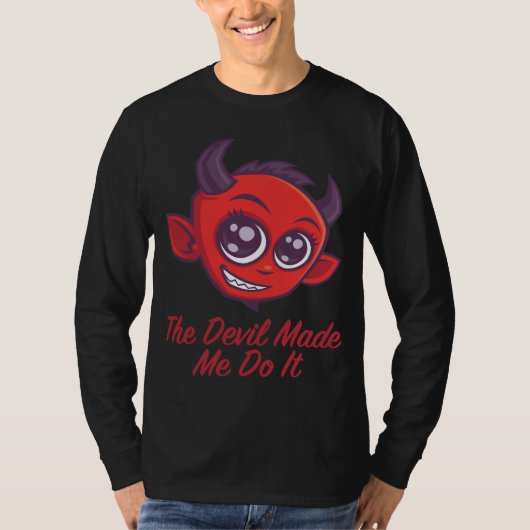 De duivel deed het. t-shirt (Voorkant)