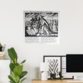 De Duivel die de paus in Chains leidt, 1680 Poster (Thuiskantoor)