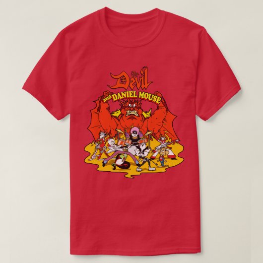 De duivel en Daniel Mouse T-shirt (Design voorkant)
