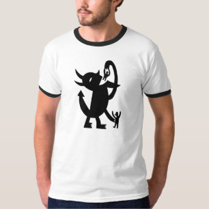 De duivel en twee vrienden t-shirt