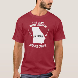 De duivel ging naar Georgia en werd gepakt T-shirt