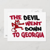 De duivel ging naar Georgië Briefkaart (Voorkant / Achterkant)
