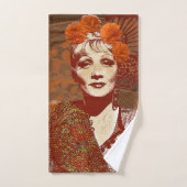 De duivel is een vrouw bad handdoek (Handdoek)