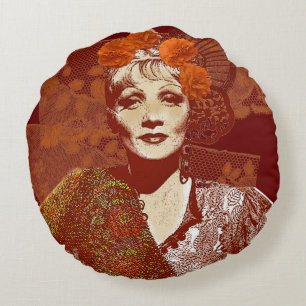 De duivel is een vrouw rond kussen