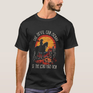 De duivel kan schrapen maar de Heer heeft bergen g T-shirt