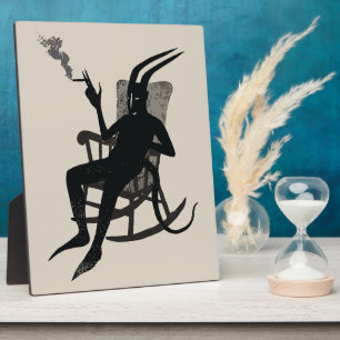 De Duivel's Break – Donkere Humor Wanddecoratie Fotoplaat