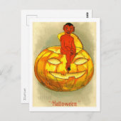 De duivels halloween, Vintage Briefkaart (Voorkant / Achterkant)