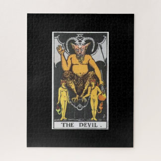 De duivelse tarotkaart puzzel