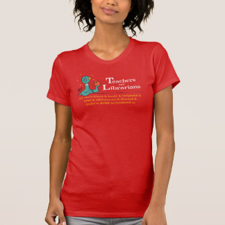 De duivendocenten en -docenten Vrouwenrood T-shirt