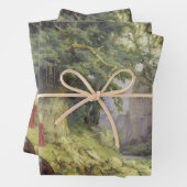 De Duizendjarige Eikenboom (door Karl Lessing) Inpakpapier Vel (In situ)