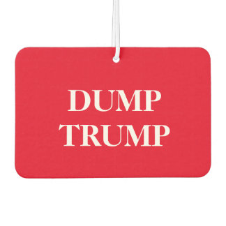 De "Dump Trump" auto luchtverfrisser