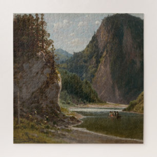De Dunajec rivier in de Pieniny Mountains Legpuzzel