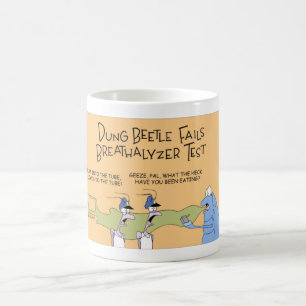 De Dung Beetle en de ademtest Koffiemok