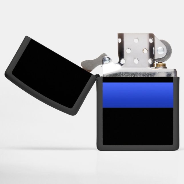 De dunne blauwe lijn ondersteunen (Geopend)