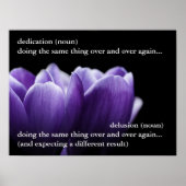 De dunne lijn tussen toewijding en waanvoorstellin poster (Voorkant)