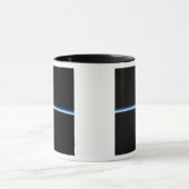 De dunne lijn van de atmosfeer op aarde 2 mok (Midden)