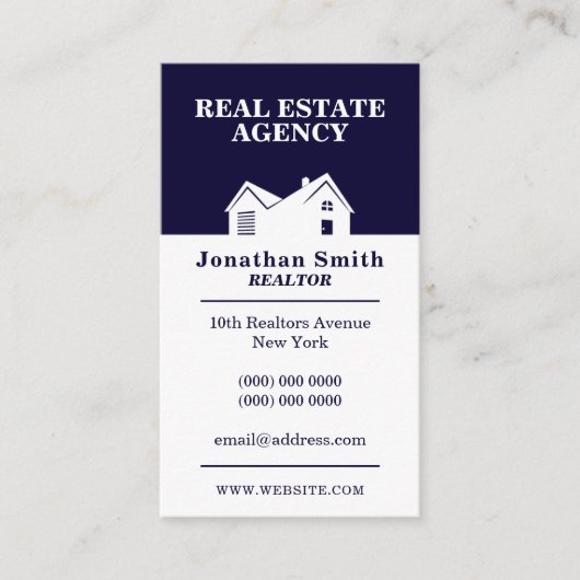 De duo-tonus is wit visitekaartje (Voorkant)