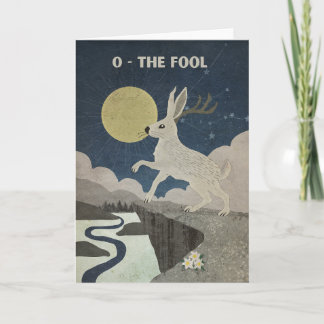De Dwaas Major Arcana Poster met de Jackalope Kaart