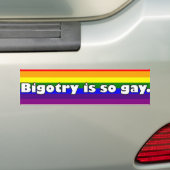De dweperij is zo Vrolijk Bumpersticker (Op auto)