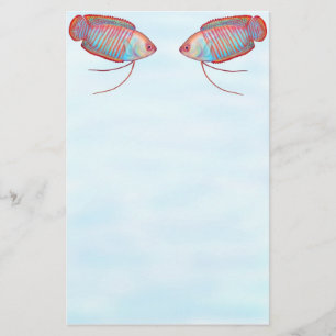 De dwerg Gourami Kantoorbehoeften van Vissen Briefpapier