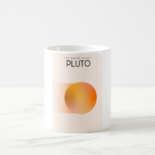 De dwergplaneet Pluto Magische Mok (Center)