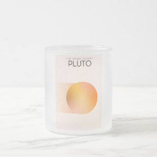 De dwergplaneet Pluto Matglas Koffiemok