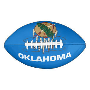 De dynamische Vlag van de Staat van Oklahoma American Football