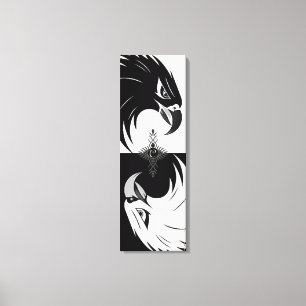 De "Eagle Eye" gestrekte canvas print