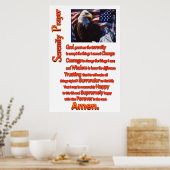 De Eagle van de Serenity Prayer Poster (Keuken)