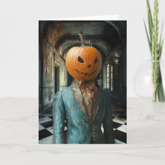 De Earl Pumpkinhead | Wenskaart voor surrealistisc Kaart