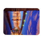 De East River, Brooklyn Bridge, Manhattan Magneet (Horizontaal)