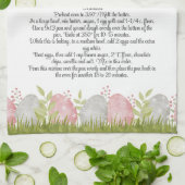 De Easter-eitengrens van de Waterverf van de Cadea Theedoek (Gevouwen)