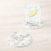 De ebbehouten marmeren onderzetters van het Ivoor (Zijkant)